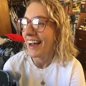 Toms clear lens trendy glasses